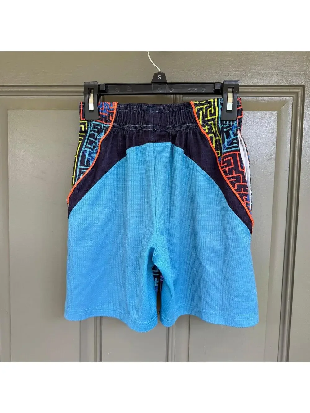 Flow Society Lacrosse Shorts Multicolored Maze Print Youth XXS‎